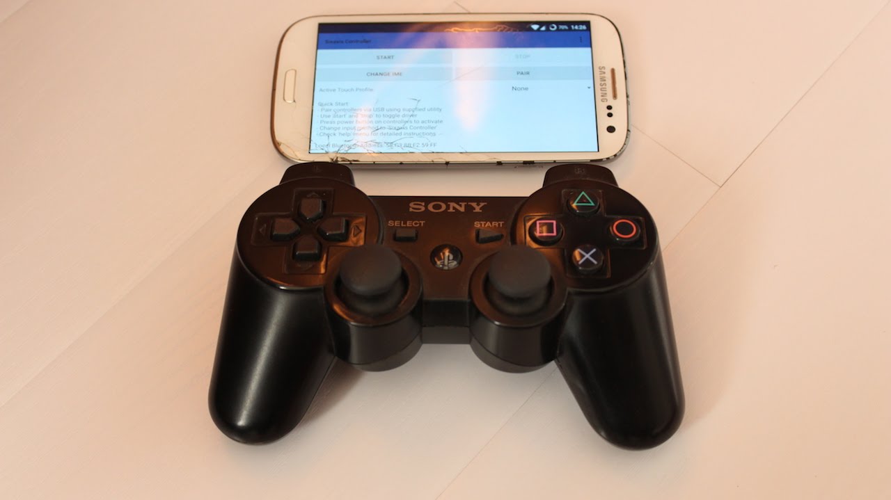 ps3 controller app for android